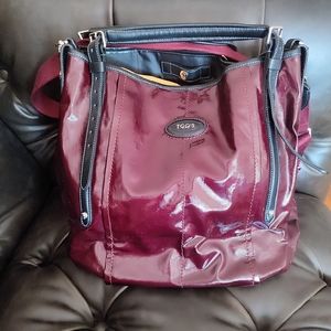 NWT Tod's G-Line Medium Tote-Burgundy